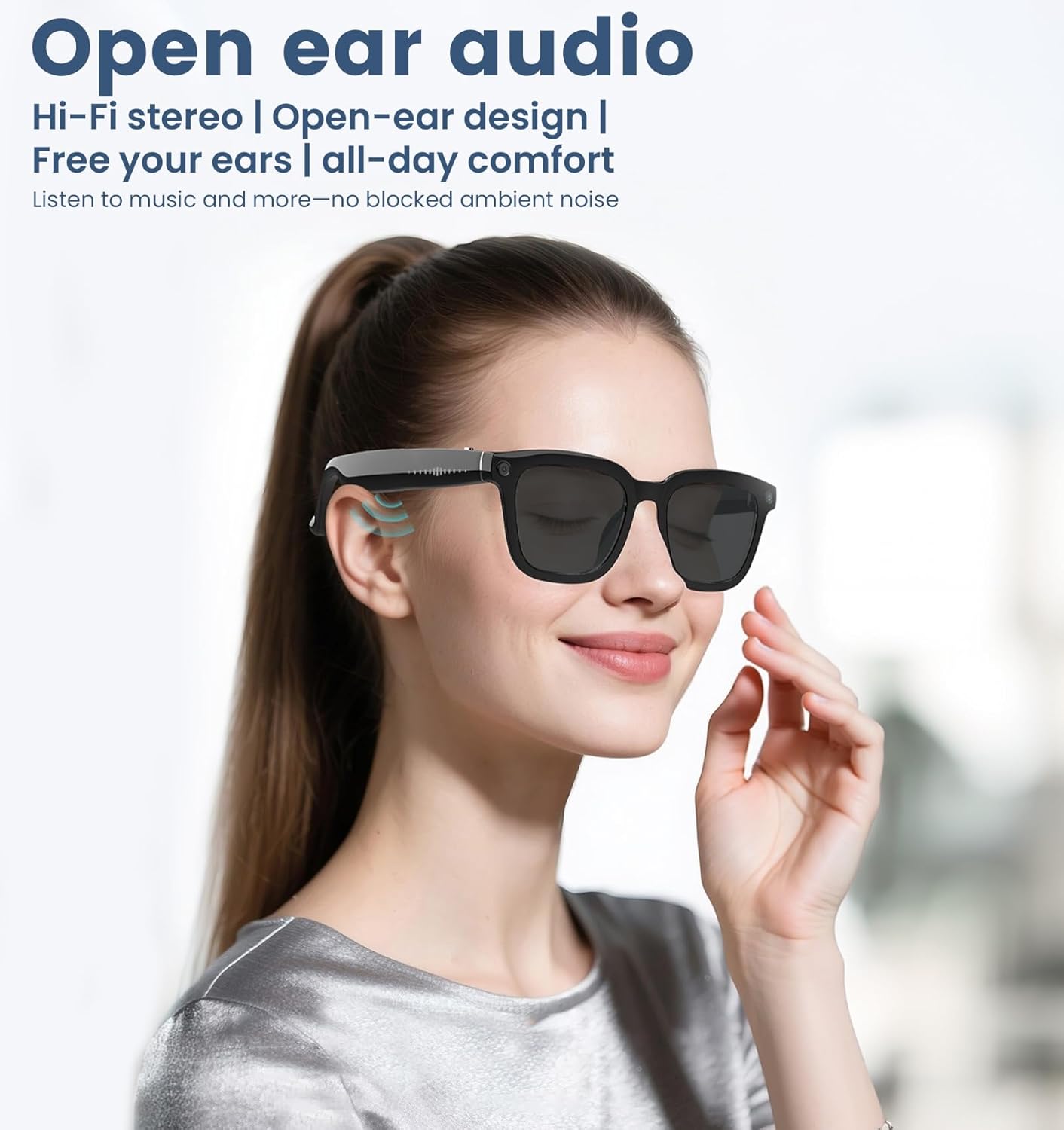 AI Smart Camera Glasses 1080P  - Smart Glasses Lens บทวิจารณ์และราคา