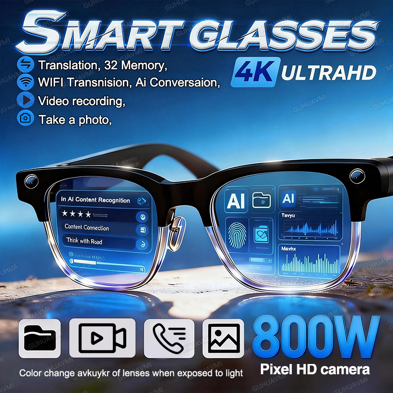 2026New 800W Pixel Camera Smar - Smart Glasses Lens บทวิจารณ์และราคา