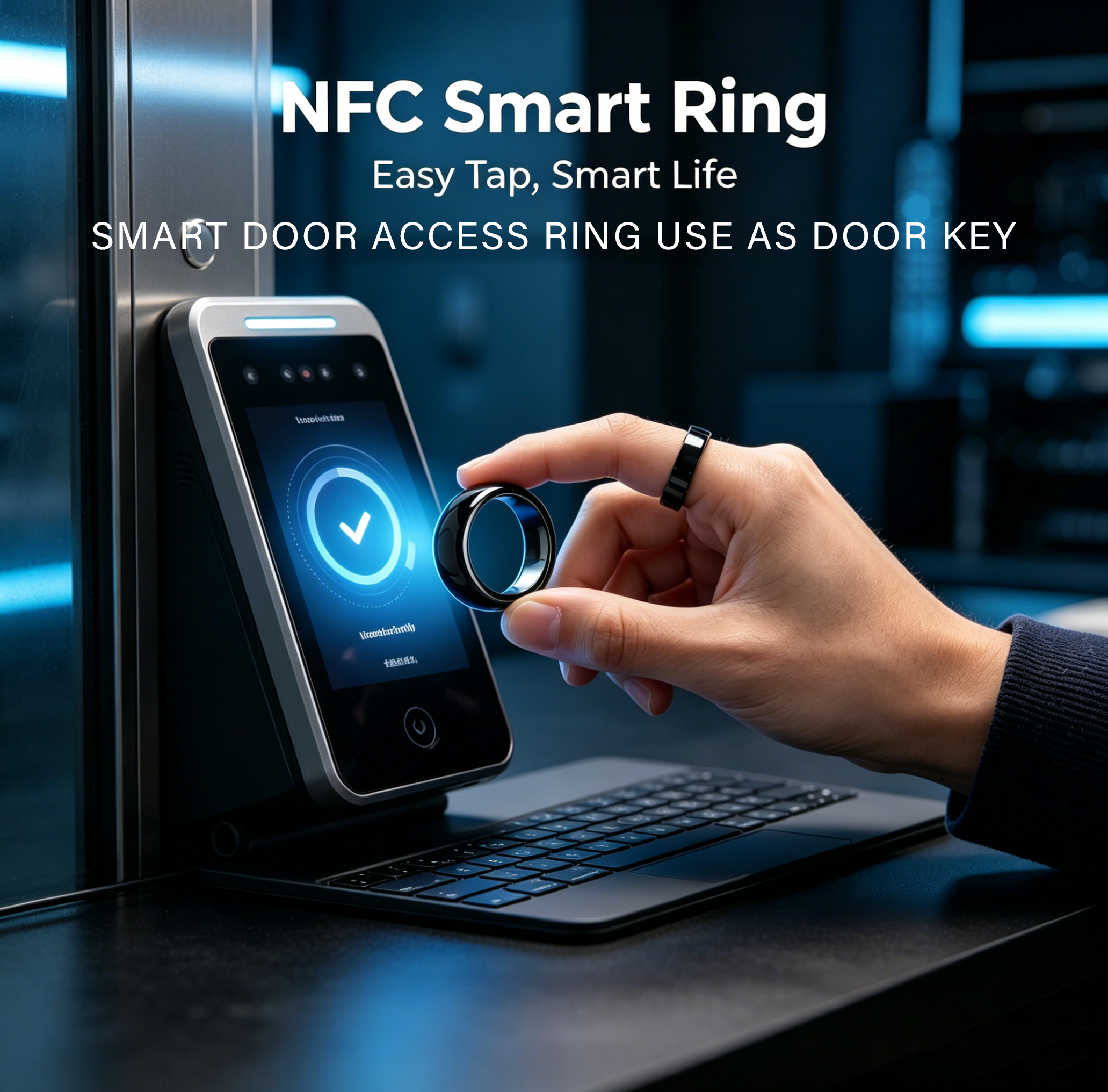 Ntag216 NFC Full Ceramic Smart - Smart Ring Nfc Pay บทวิจารณ์และราคา