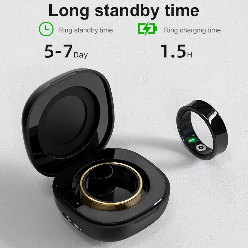 Smart Ring Men Women With Char - Temperature Ring Skin บทวิจารณ์และราคา