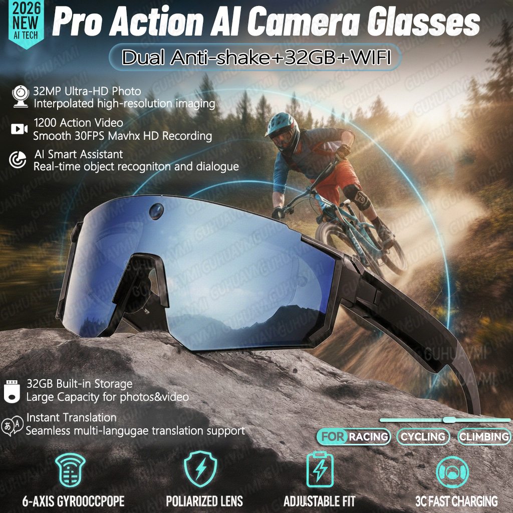 New AI smart shooting&recordin - Smart Glasses Lens บทวิจารณ์และราคา