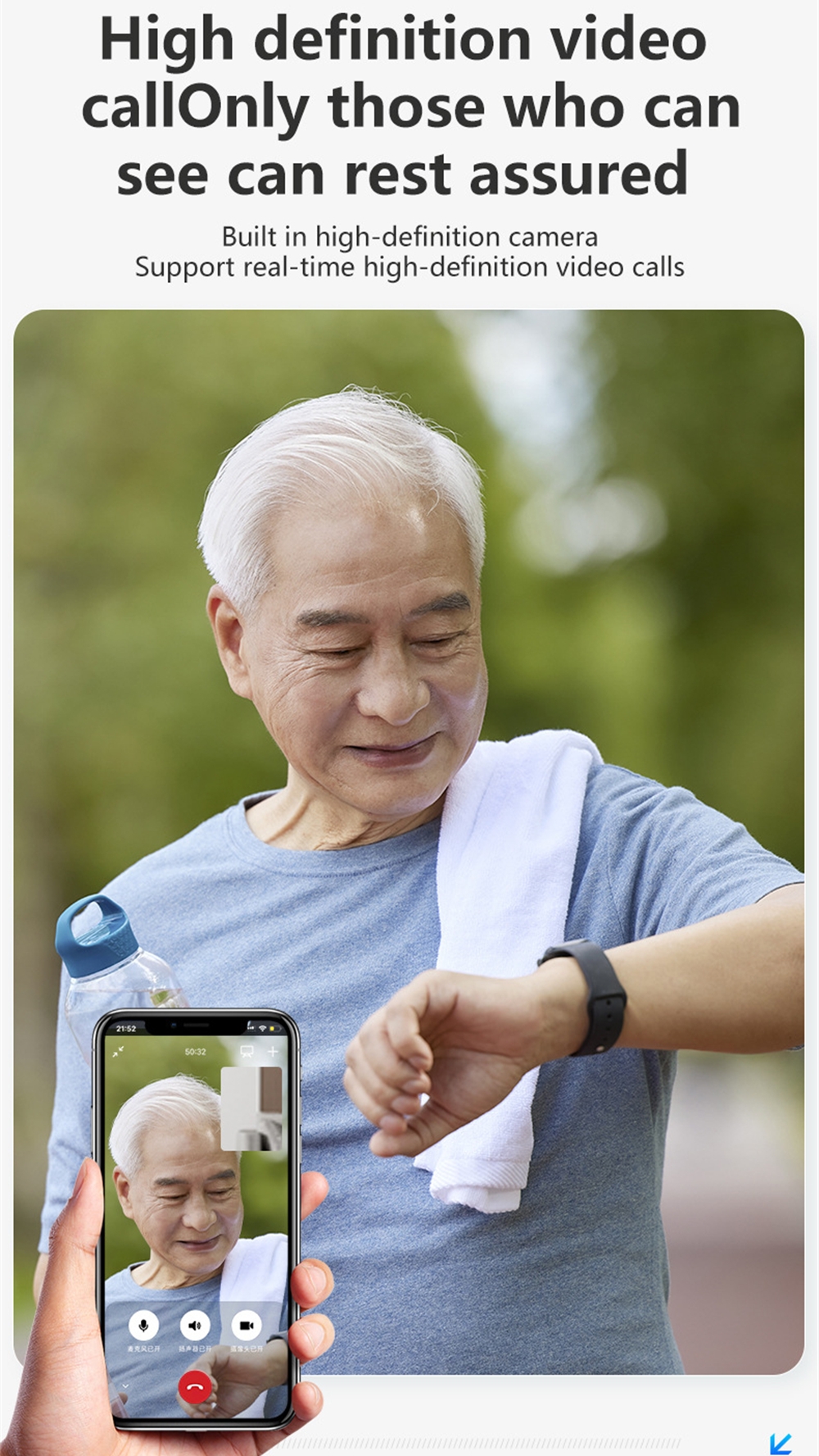 GPS Positioning Fall Detection - Fall Detection Watch บทวิจารณ์และราคา