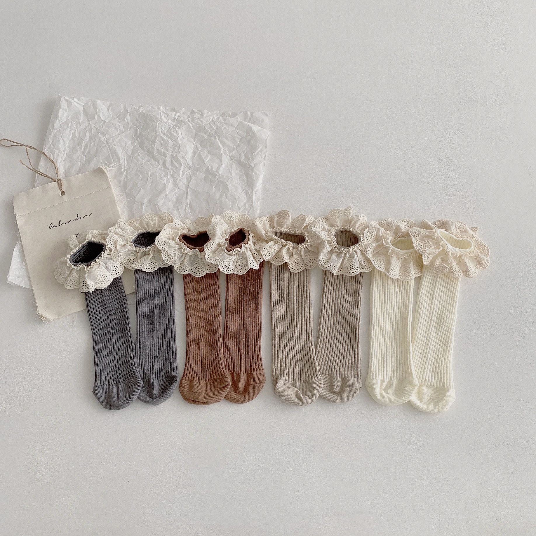 4 Pairs Fashion Baby Girls Ruf - Baby Sock Oximeter บทวิจารณ์และราคา