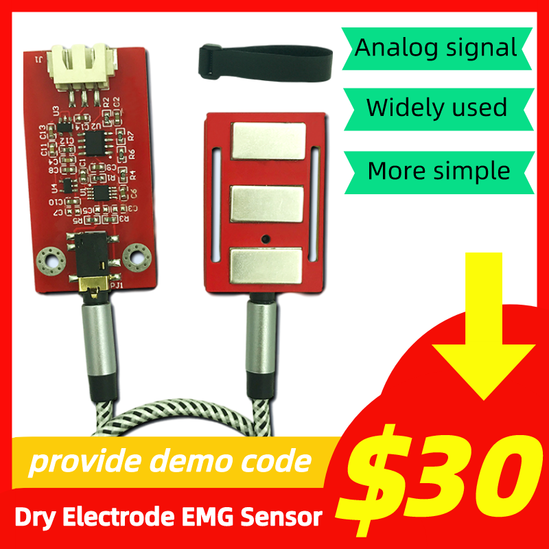 Dry Electrode EMG Sensor Elect - Muscle Sensor Emg บทวิจารณ์และราคา
