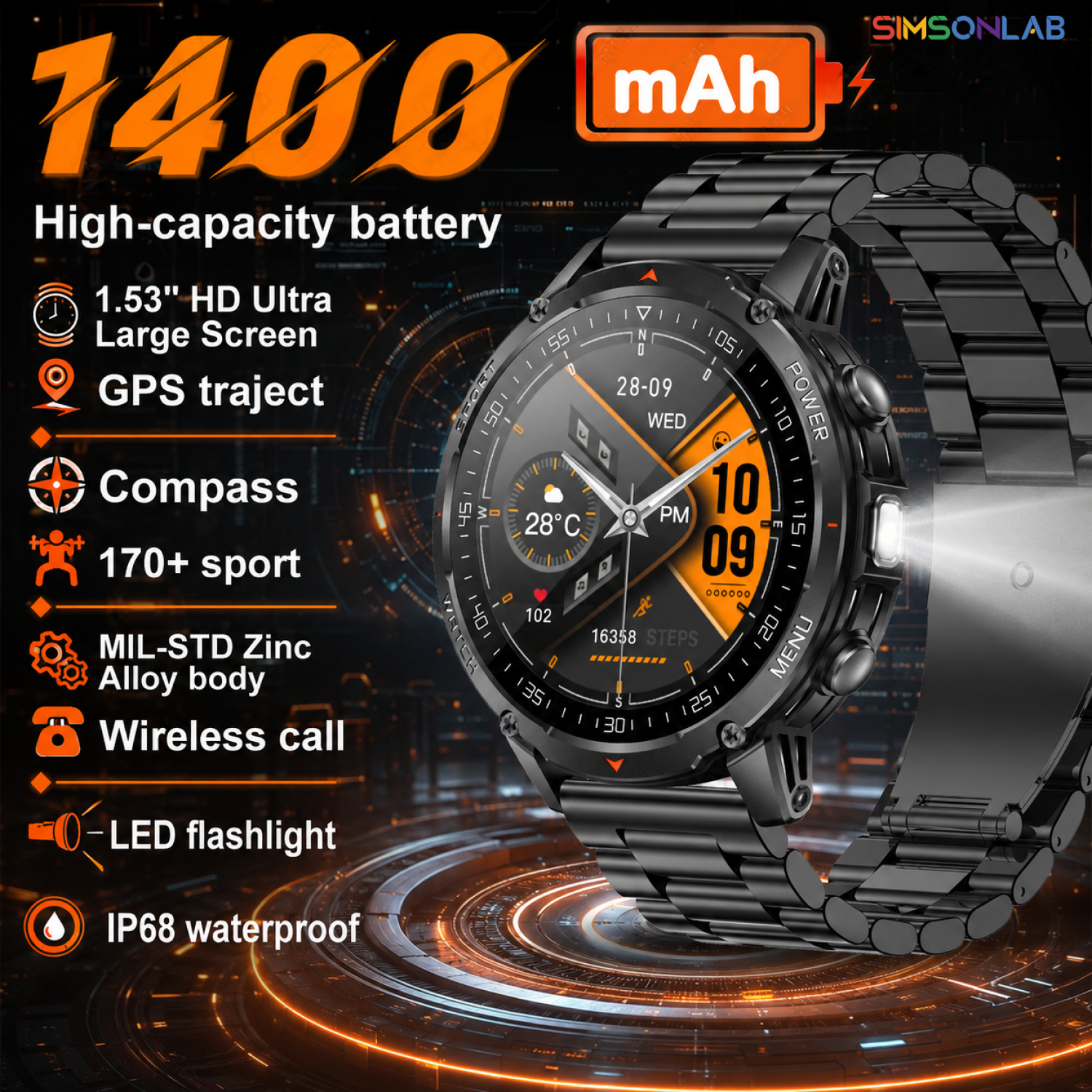 2026 New 1400mAh Military GPS  - Smart Insole Pressure บทวิจารณ์และราคา