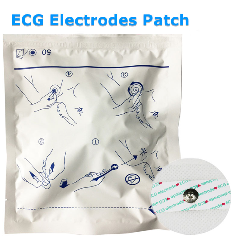50pcs Disposable ECG Monitor E - Ecg Patch Monitor บทวิจารณ์และราคา