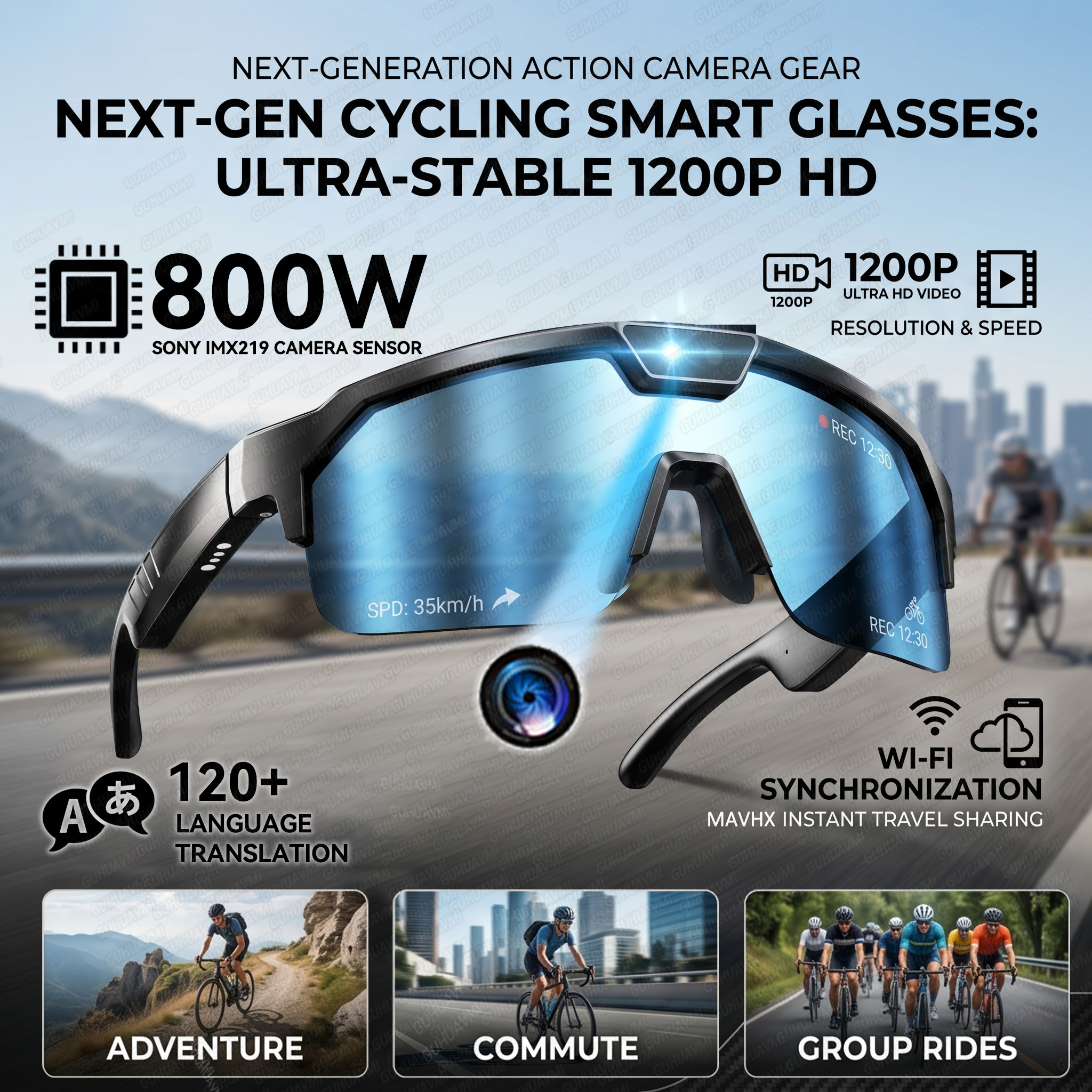 Smart Glasses with 4K HD Anti- - Smart Glasses Lens บทวิจารณ์และราคา