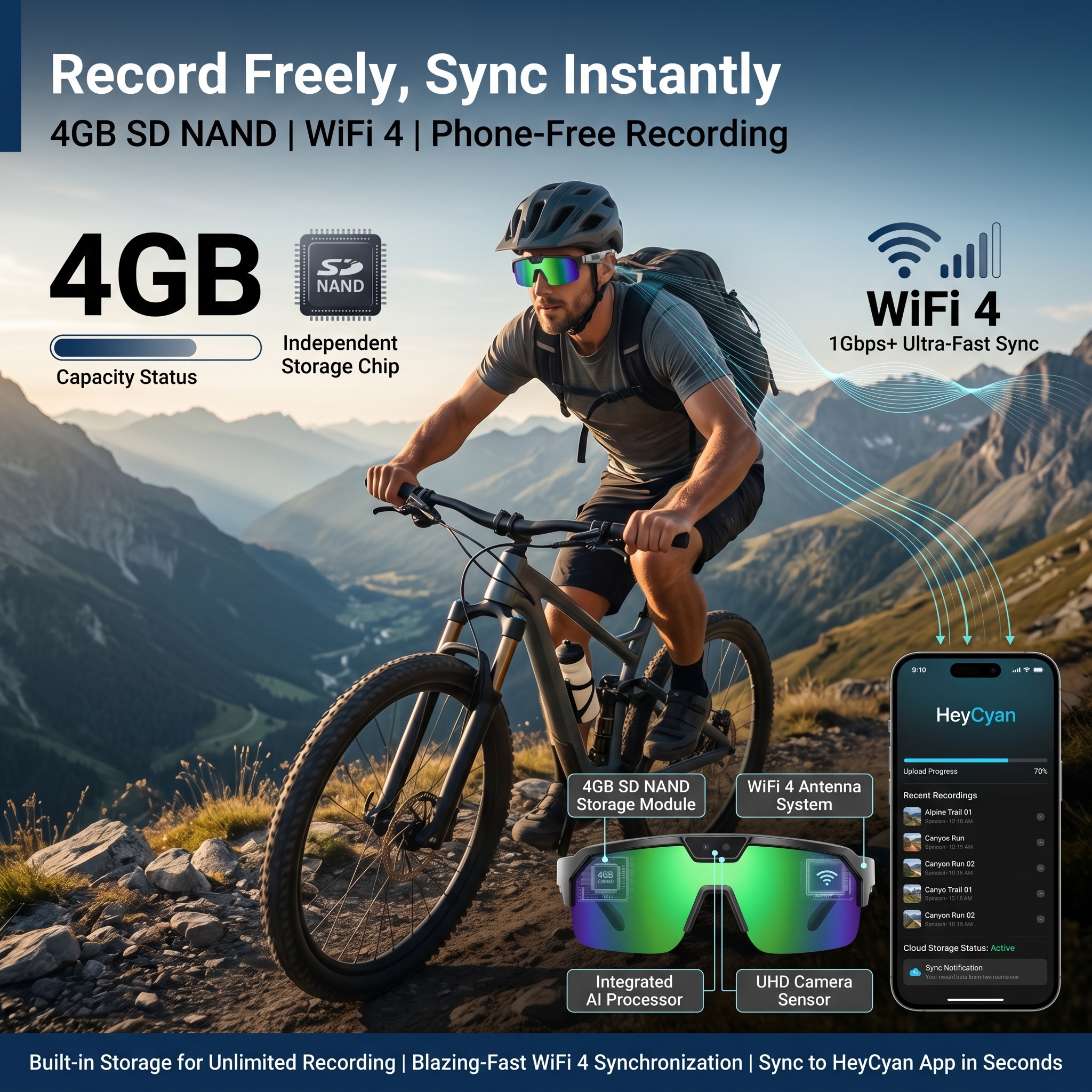 Smart Glasses with 4K HD Anti- - Smart Glasses Lens บทวิจารณ์และราคา