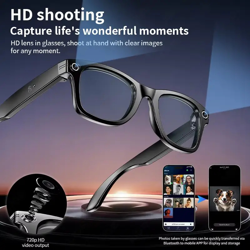 AI Smart Glasses with 8MP Came - Smart Glasses Lens บทวิจารณ์และราคา